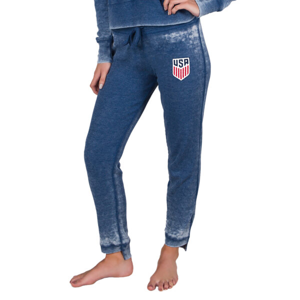 Women's Concepts Sport  Navy USMNT Waffle Knit Pants