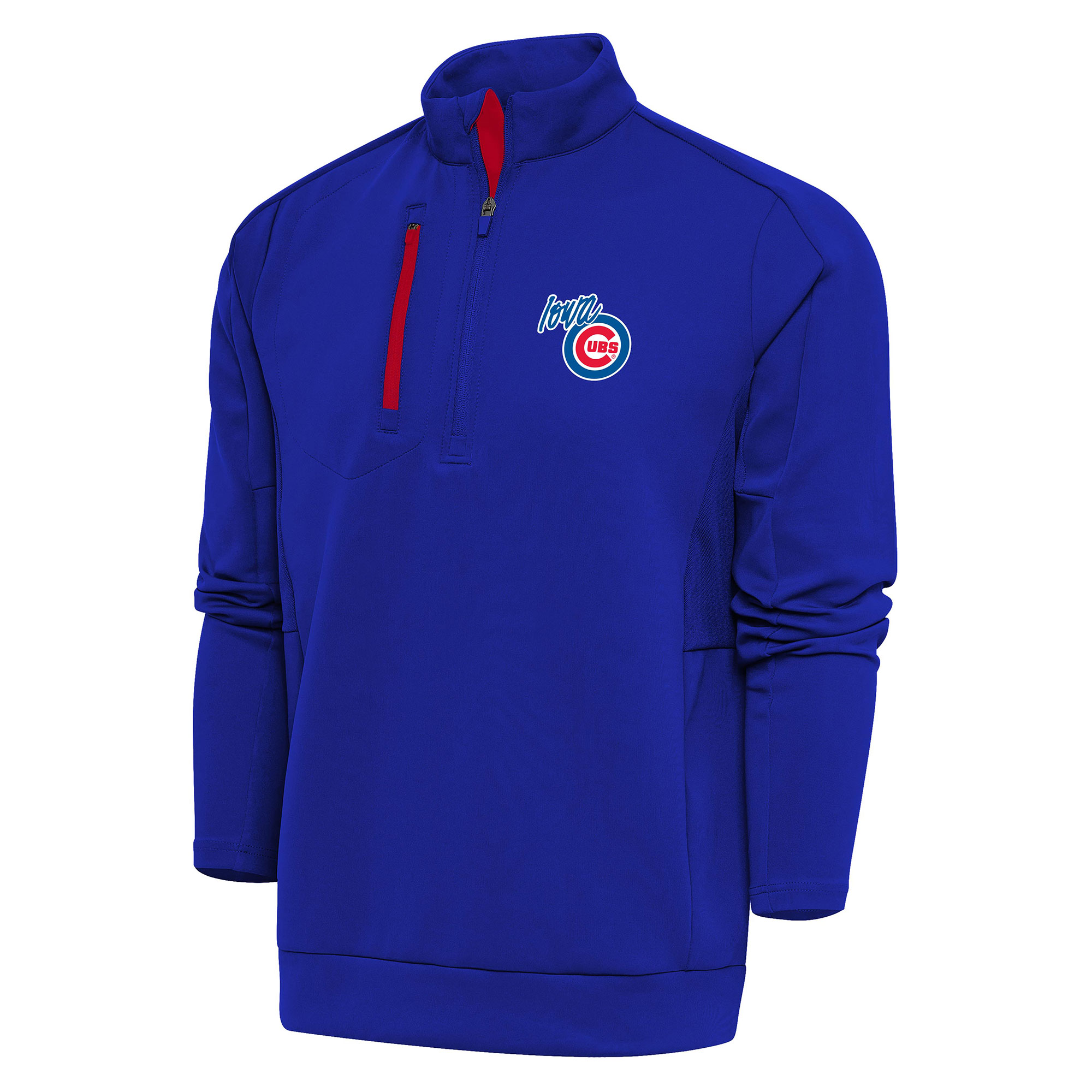 Men's Antigua Royal Iowa Cubs Generation Quarter-Zip Pullover Top