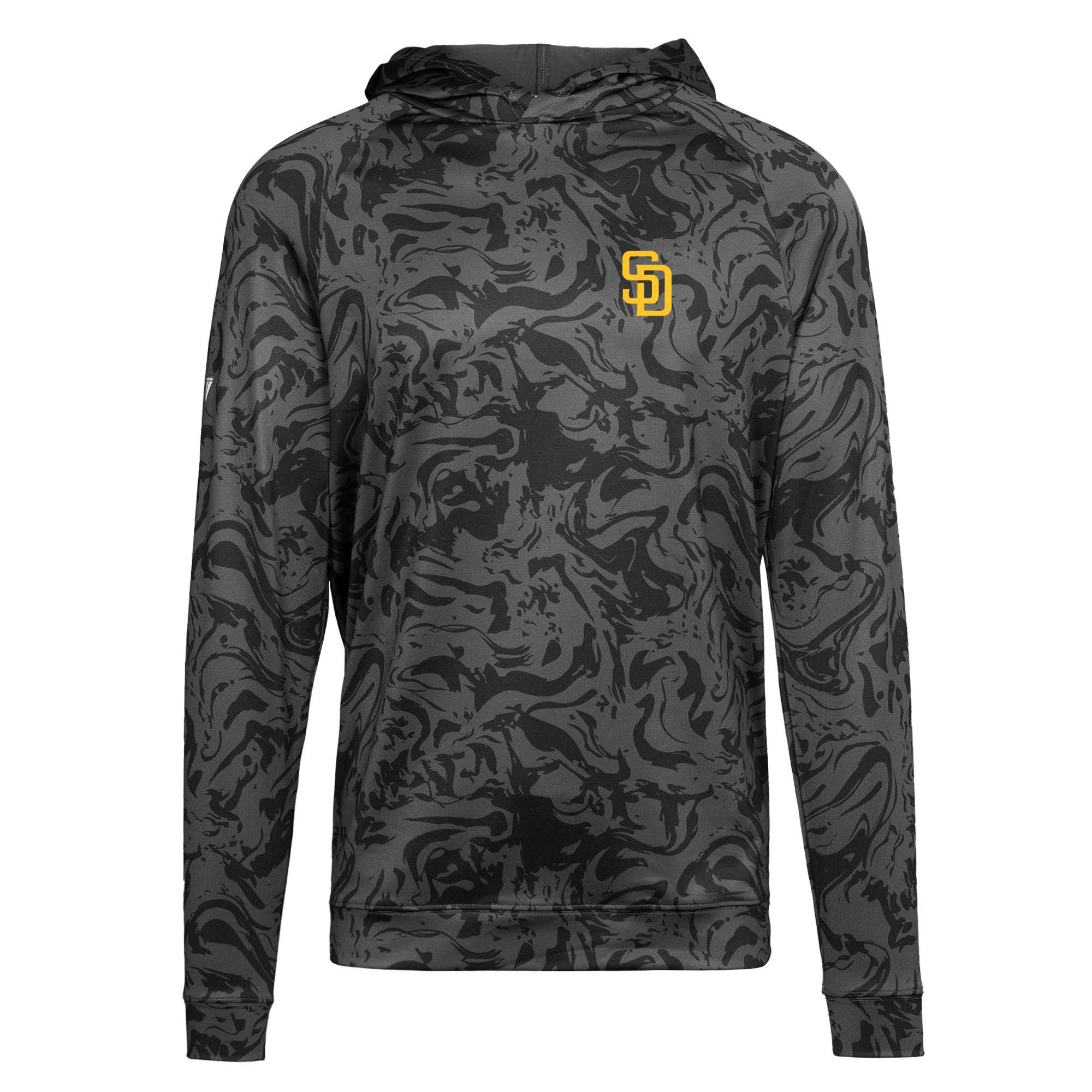 Men's Levelwear Charcoal San Diego Padres Highlite Insignia 2.0 Pullover Hoodie