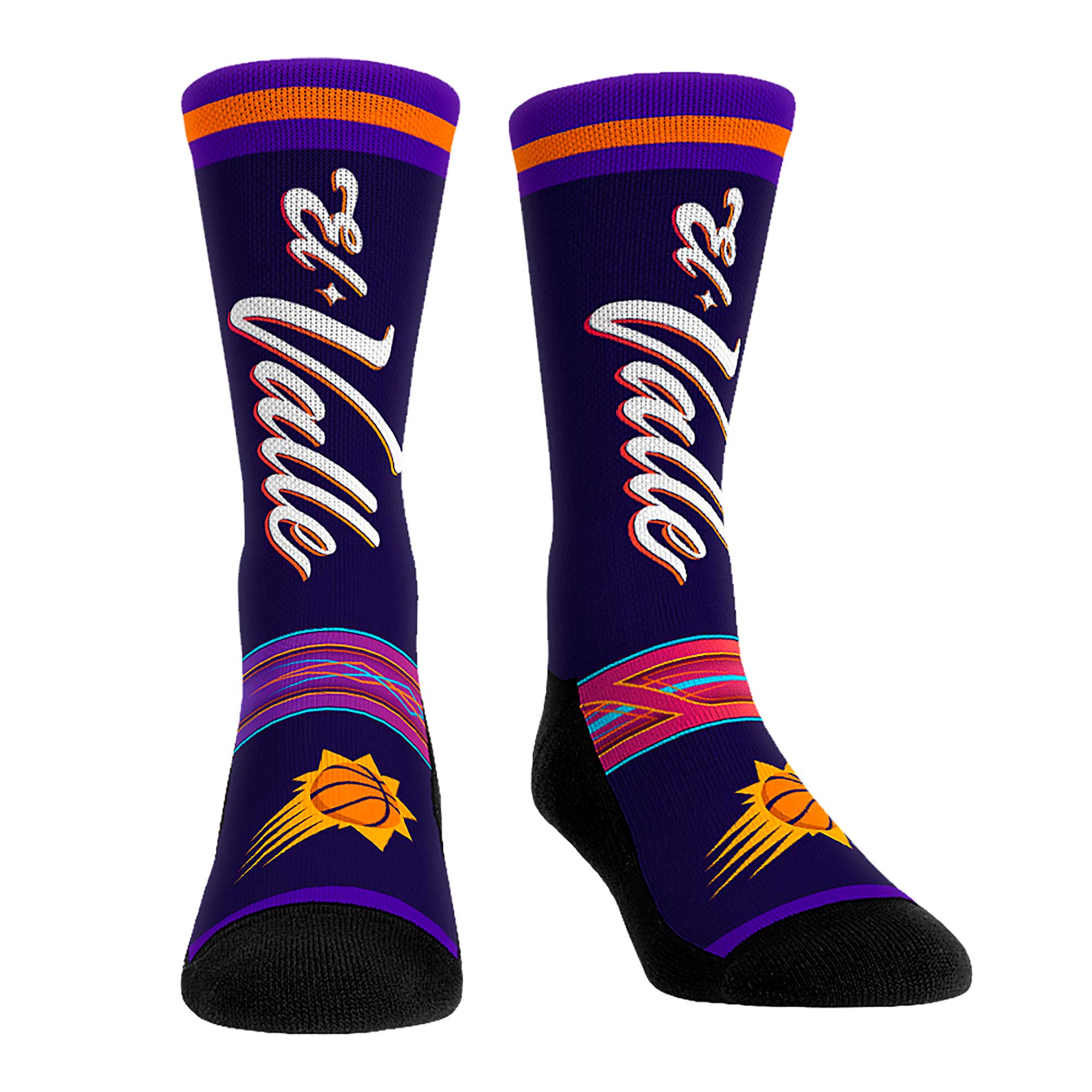 Unisex Rock Em Socks Phoenix Suns 2023/24 City Edition Three-Pack Crew Socks Set - Image 3