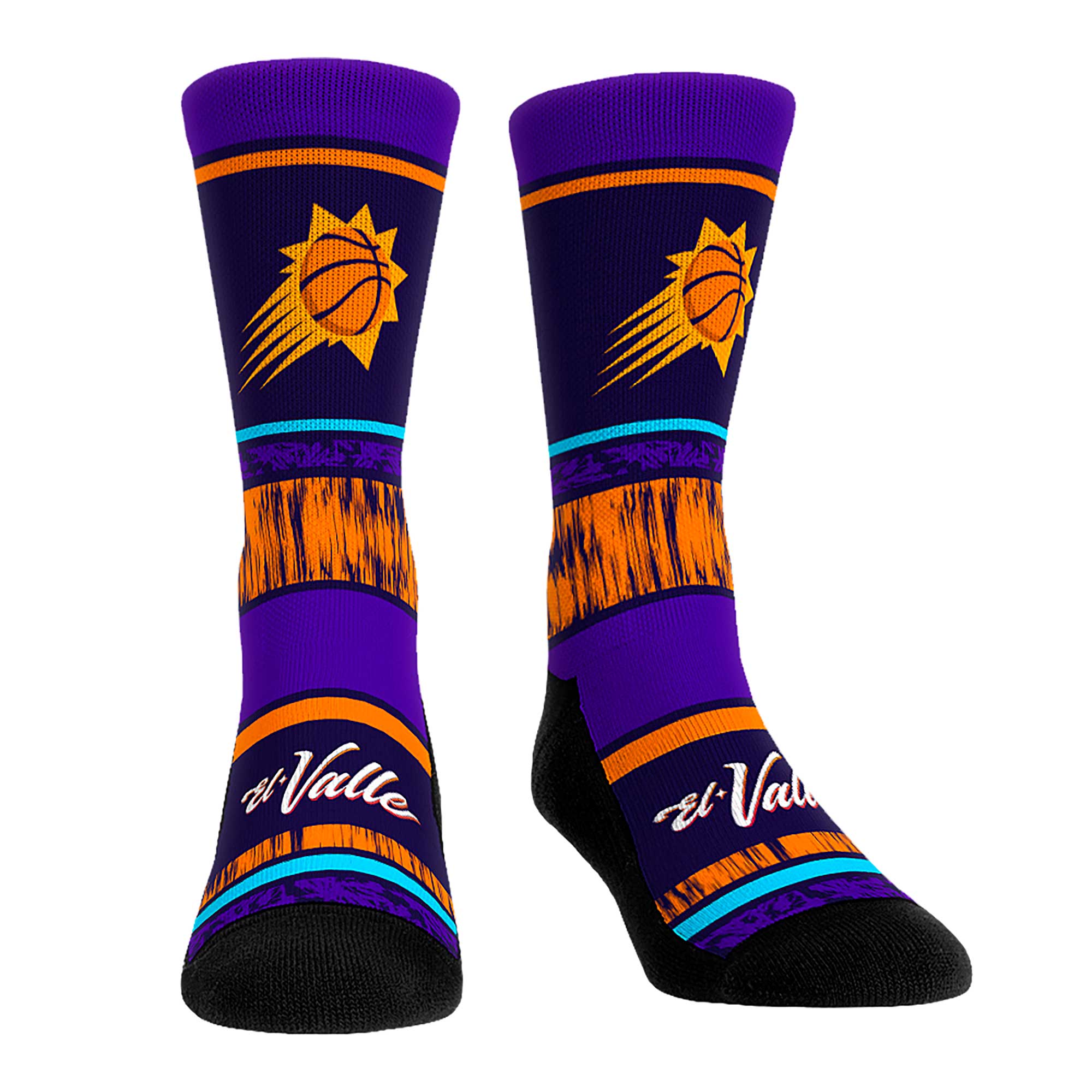 Unisex Rock Em Socks Phoenix Suns 2023/24 City Edition Three-Pack Crew Socks Set - Image 8