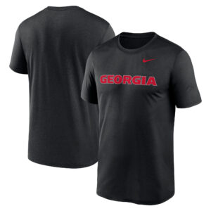 Men's Nike Black Georgia Bulldogs Primetime Legend Wordmark T-Shirt