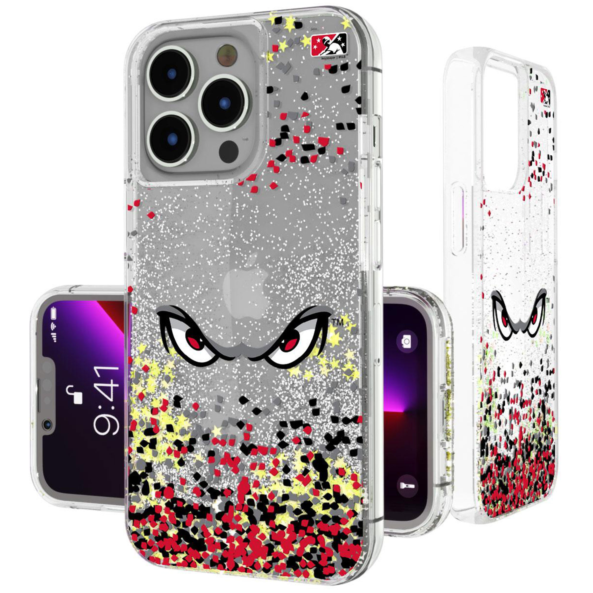 Keyscaper Lake Elsinore Storm iPhone Confetti Glitter Case