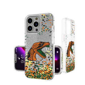 Keyscaper  Florida A&M Rattlers iPhone Glitter Case with Confetti Design