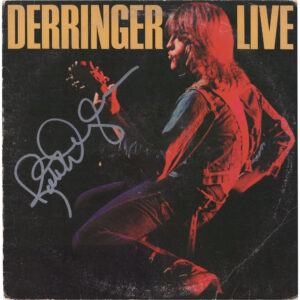 Rick Derringer Autographed Derringer Live Album - JSA