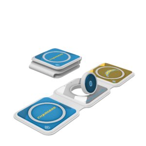 Keyscaper Los Angeles Chargers Personalized 3-in-1 Foldable Charger
