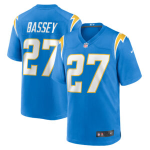 Men's Nike Essang Bassey  Powder Blue Los Angeles Chargers  Game Jersey
