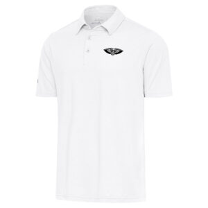 Men's Antigua White New Orleans Pelicans Par 3 Polo