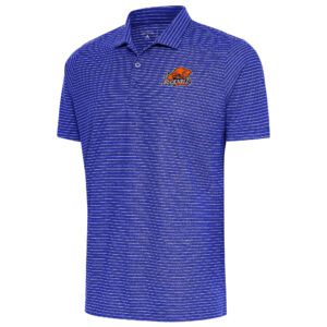 Men's Antigua  Heather Royal Bucknell Bison Esteem Polo