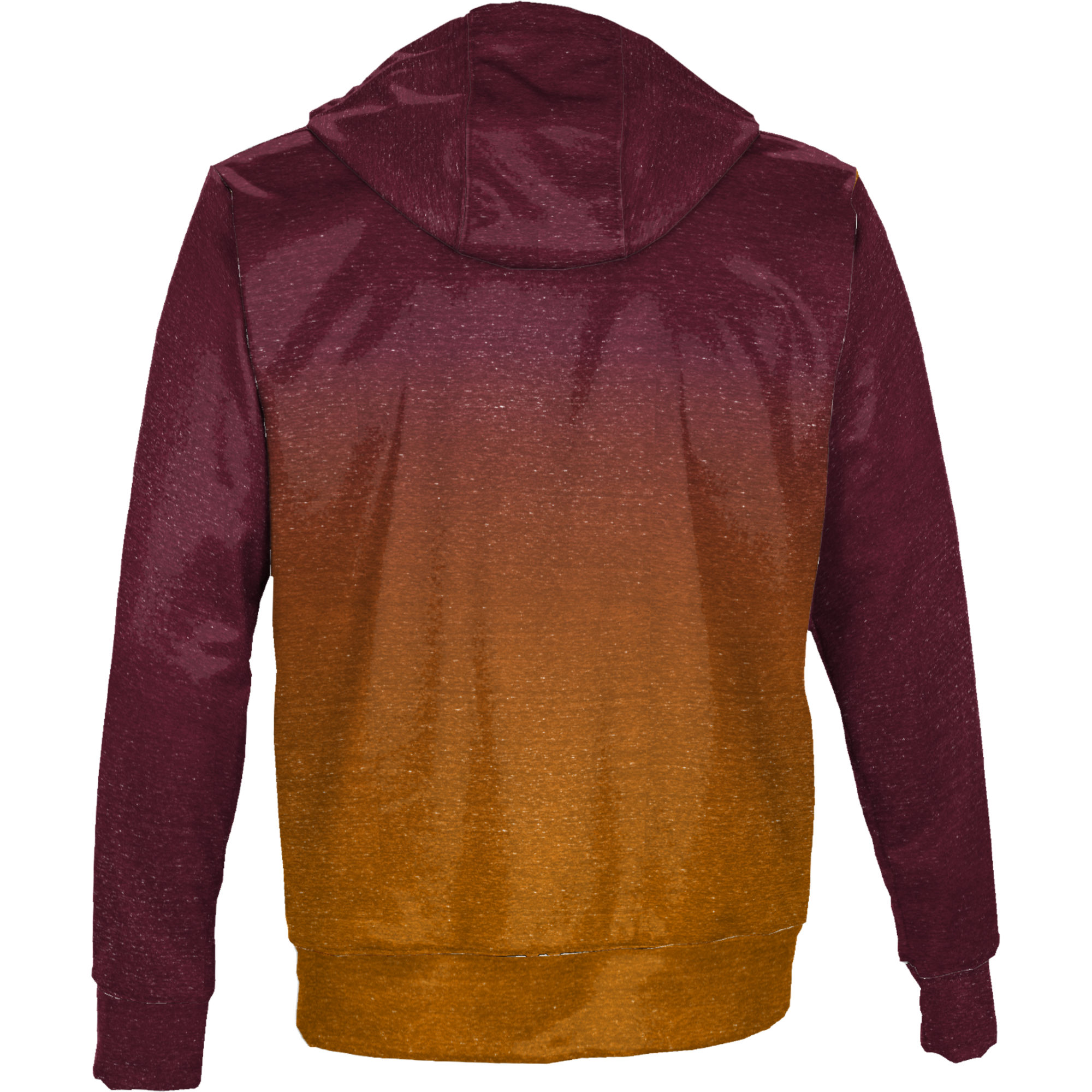 Men's ProSphere Maroon Jefferson Community College Cannoneers Ombre Logo Pullover Hoodie - Image 4