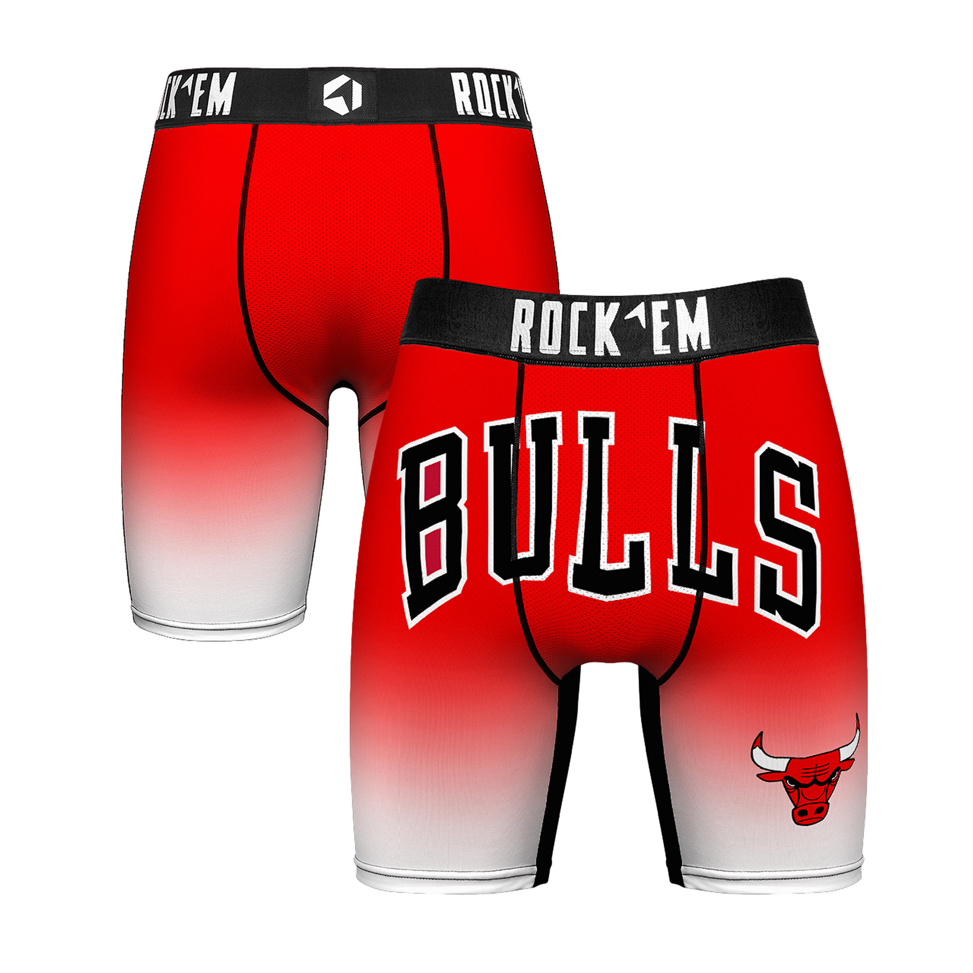 Men's Rock Em Socks Chicago Bulls Icon Edition Boxer Briefs
