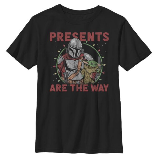 Youth Mad Engine  Black The Mandalorian Presents are the Way Graphic T-Shirt