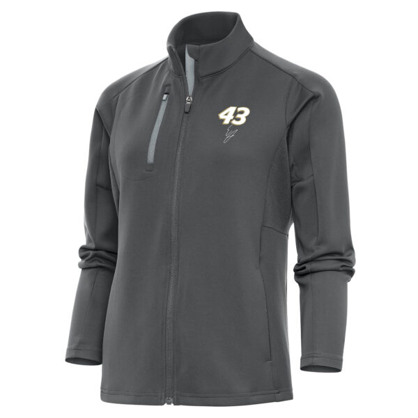 Women's Antigua  Pewter Erik Jones Generation Full-Zip Jacket