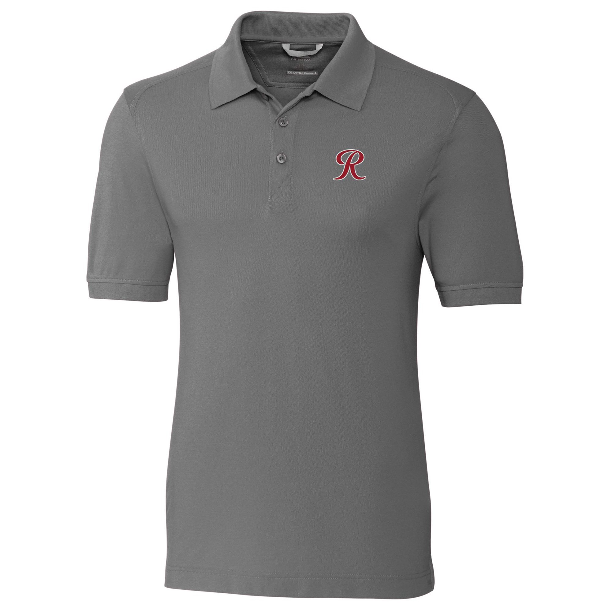 Men's Cutter & Buck Gray Tacoma Rainiers Big & Tall DryTec Advantage Tri-Blend Pique Polo - Image 5