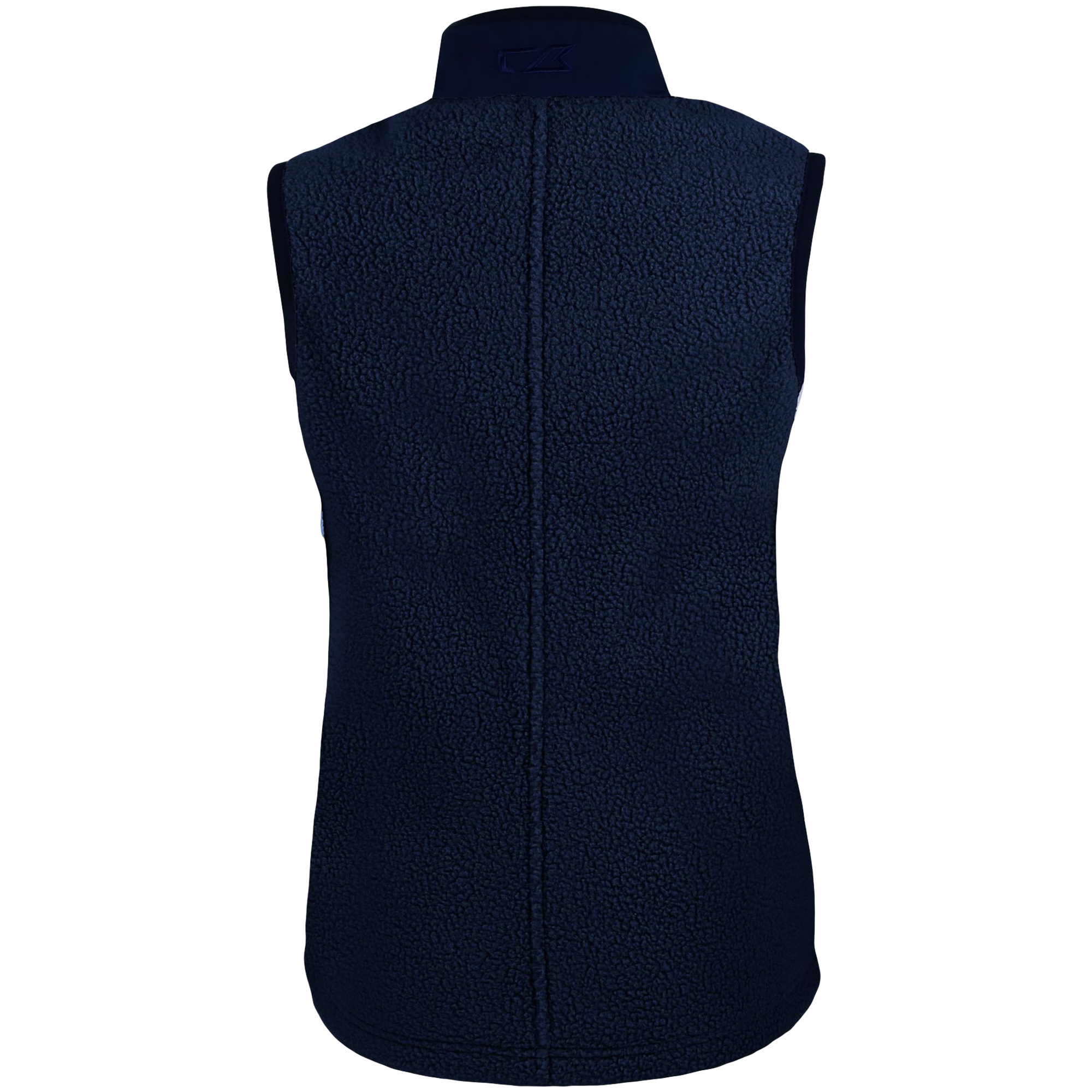 Women's Cutter & Buck College Navy Seattle Seahawks Primary Mark Cascade Eco Sherpa Fleece Vest - Image 7