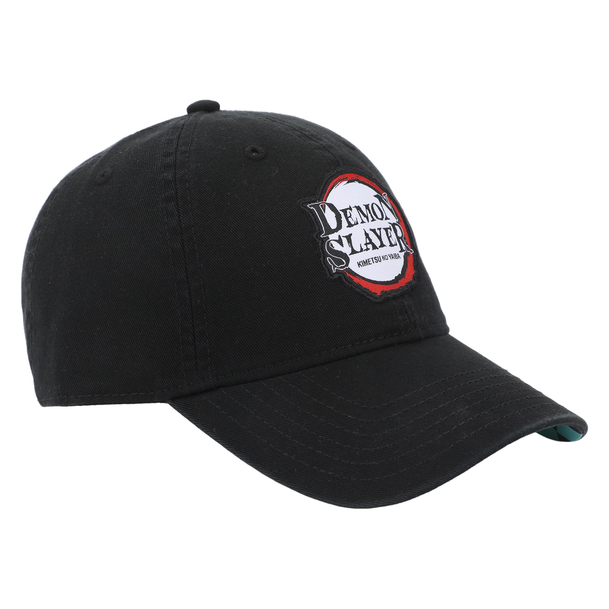 Unisex Black Demon Slayer: Kimetsu no Yaiba Season One Logo Adjustable Baseball Hat - Image 7