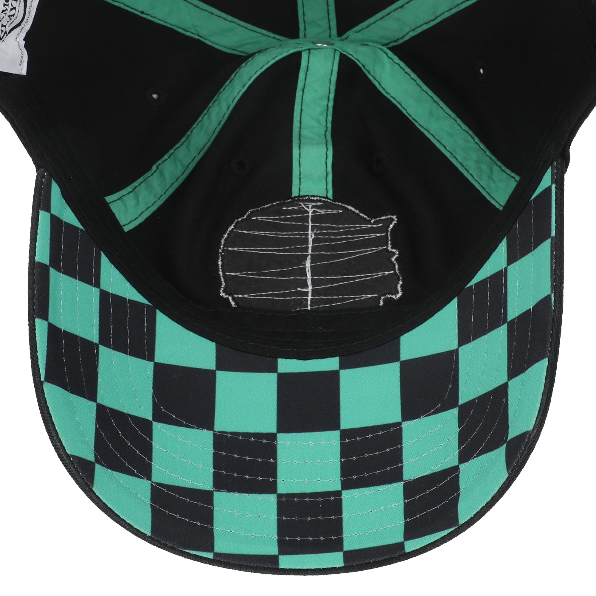 Unisex Black Demon Slayer: Kimetsu no Yaiba Season One Logo Adjustable Baseball Hat - Image 6