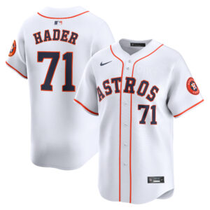Men's Nike Josh Hader White Houston Astros Home Limited Player Jersey