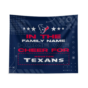 Pegasus Houston Texans 51" x 60" We Cheer For Personalized Wall Tapestry