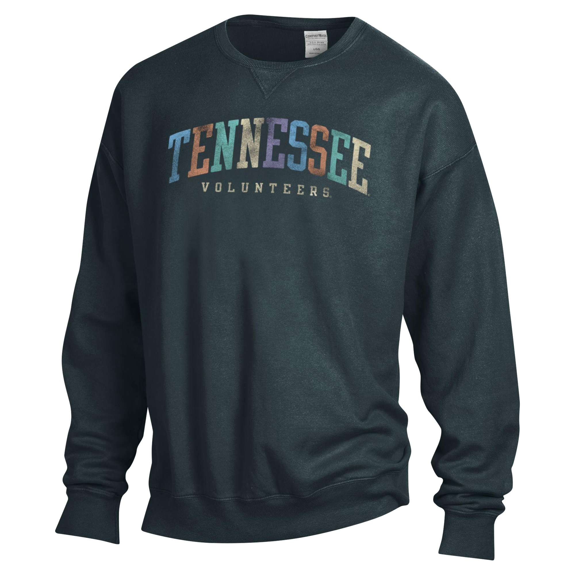 Unisex ComfortWash Gray Tennessee Volunteers Oversized Pullover Sweatshirt - Image 3