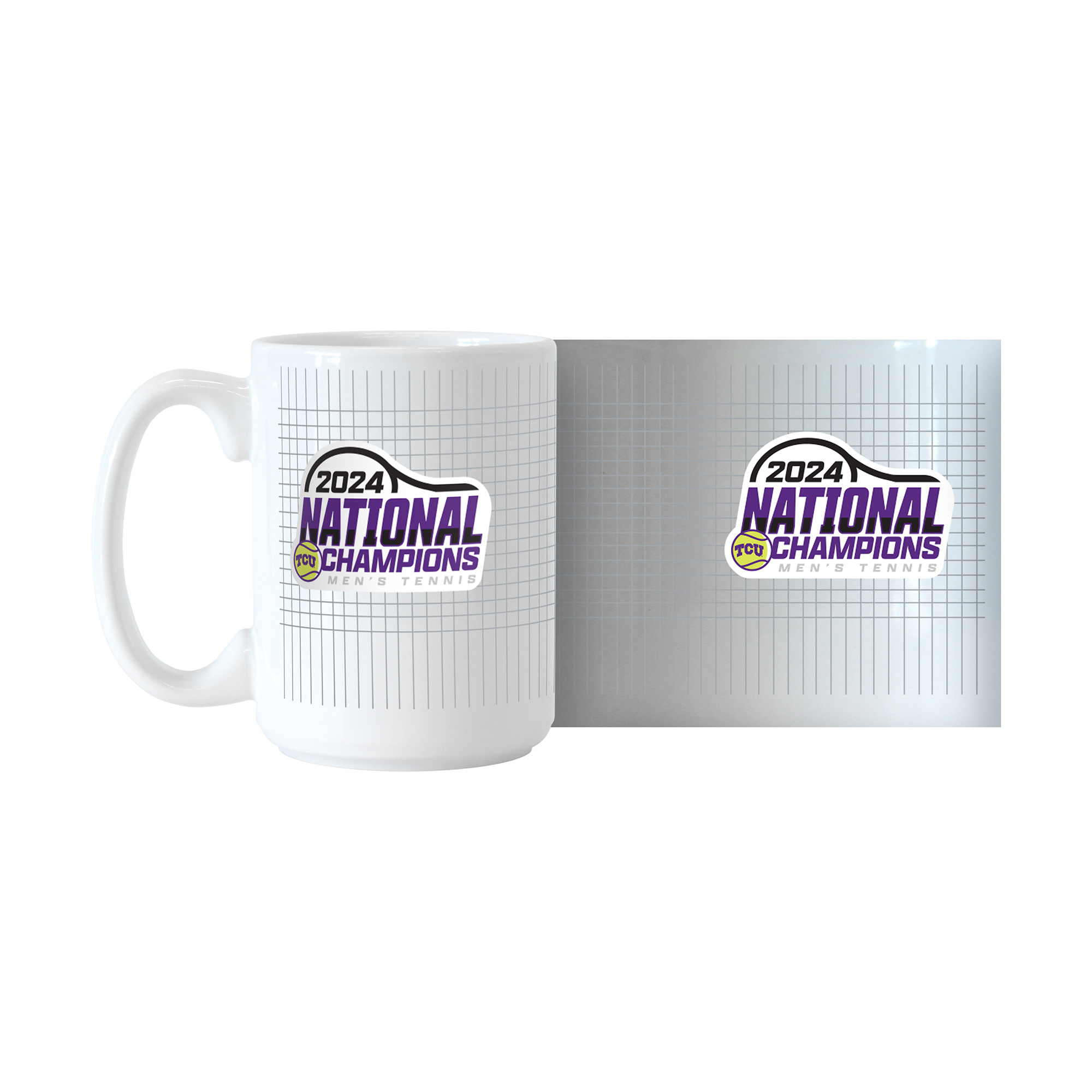 TCU Horned Frogs 2024 NCAA Men's Tennis National Champions 15oz. Sublimated Mug - Image 5