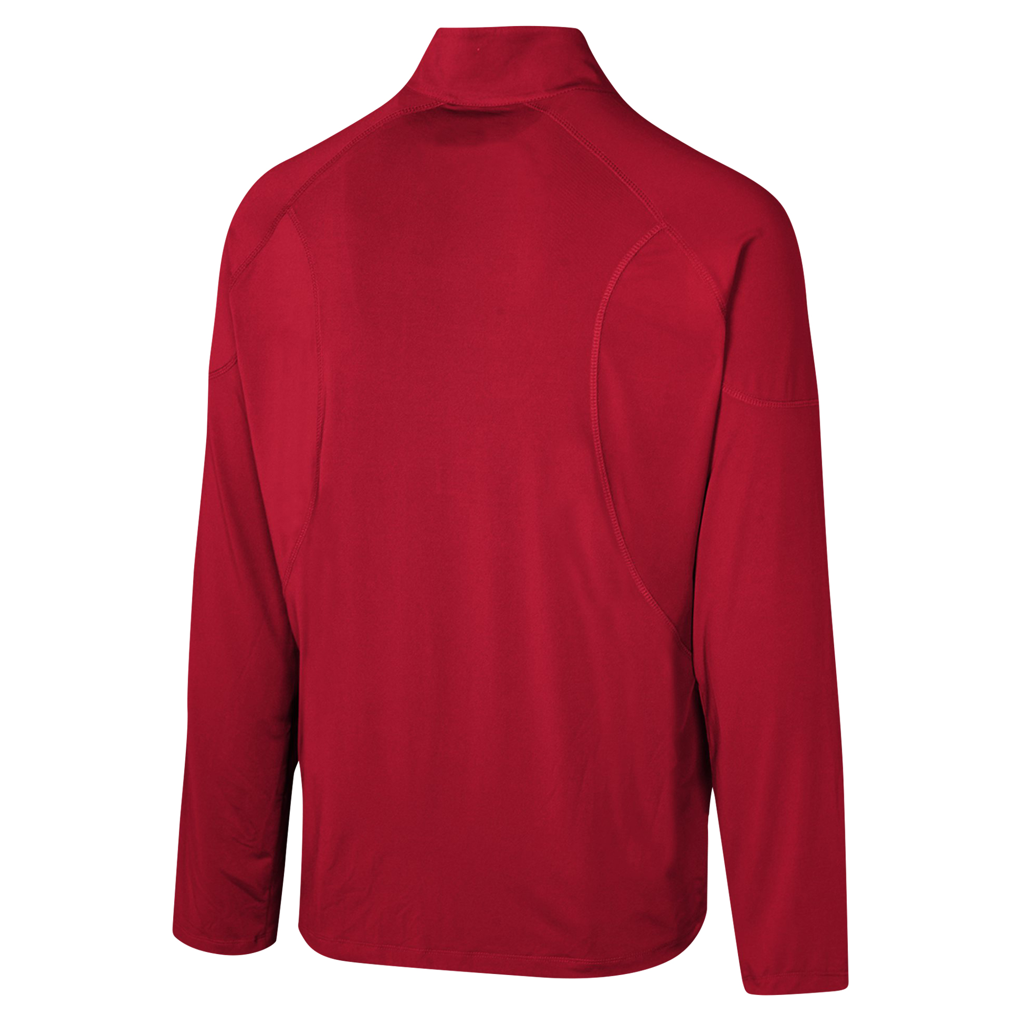 Men's Scarlet San Francisco 49ers Grind Iron Quarter-Zip Top - Image 4