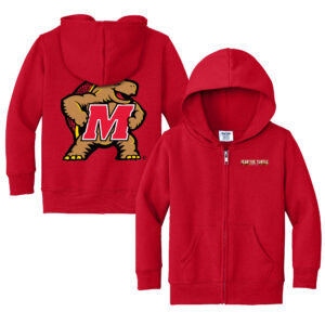 Toddler Chad & Jake  Red Maryland Terrapins Logo Full-Zip Hoodie Jacket