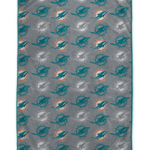 Pegasus  Miami Dolphins 60" x 72" Logo Roll Ultra Soft Blanket