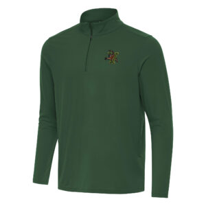 Men's Antigua Green Vermont Catamounts Intent Quarter-Zip Top