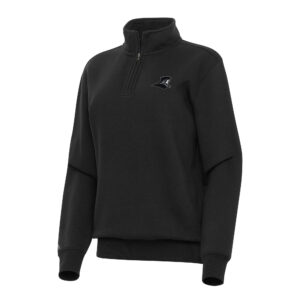 Women's Antigua Black Providence Friars Victory Quarter-Zip Sweatshirt