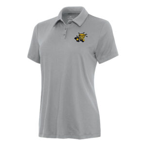 Women's Antigua Gray Wichita State Shockers Reprocess Polo
