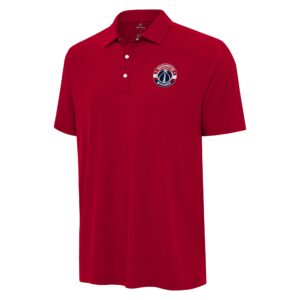Men's Antigua  Red Washington Wizards Western Polo