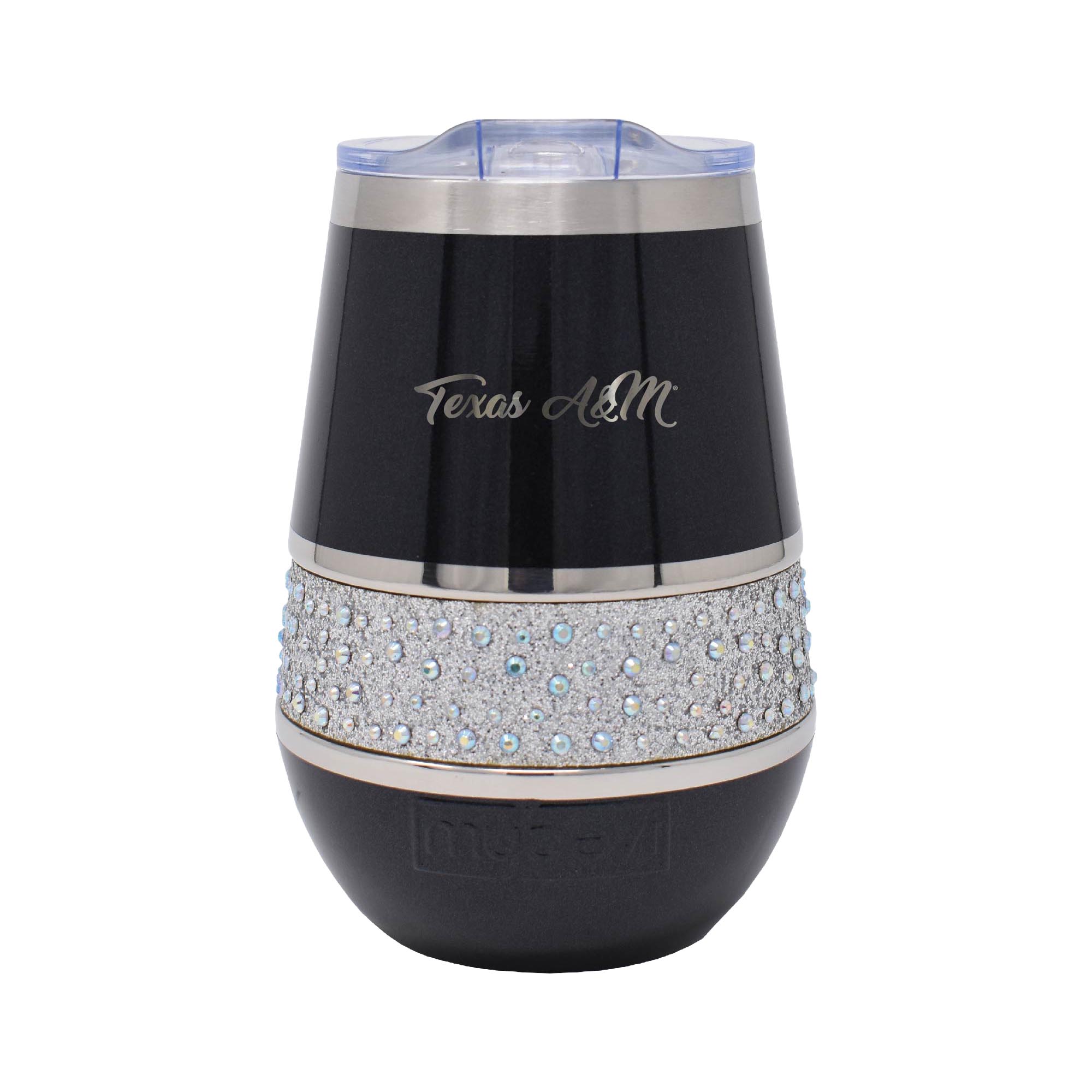 Black Texas A&M Aggies 12oz. MyBevi Rhinestone Hollywood Rocks Tumbler