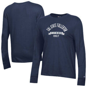 Women's Champion  Navy Cal State Fullerton Titans Core Long Sleeve T-Shirt