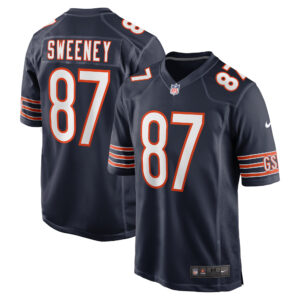 Men's Nike Tommy Sweeney  Navy Chicago Bears  Game Jersey