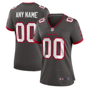 Women's Nike Pewter Tampa Bay Buccaneers Alternate Custom Game Jersey