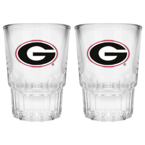 Georgia Bulldogs 2-Piece Prism Shot Glass Set