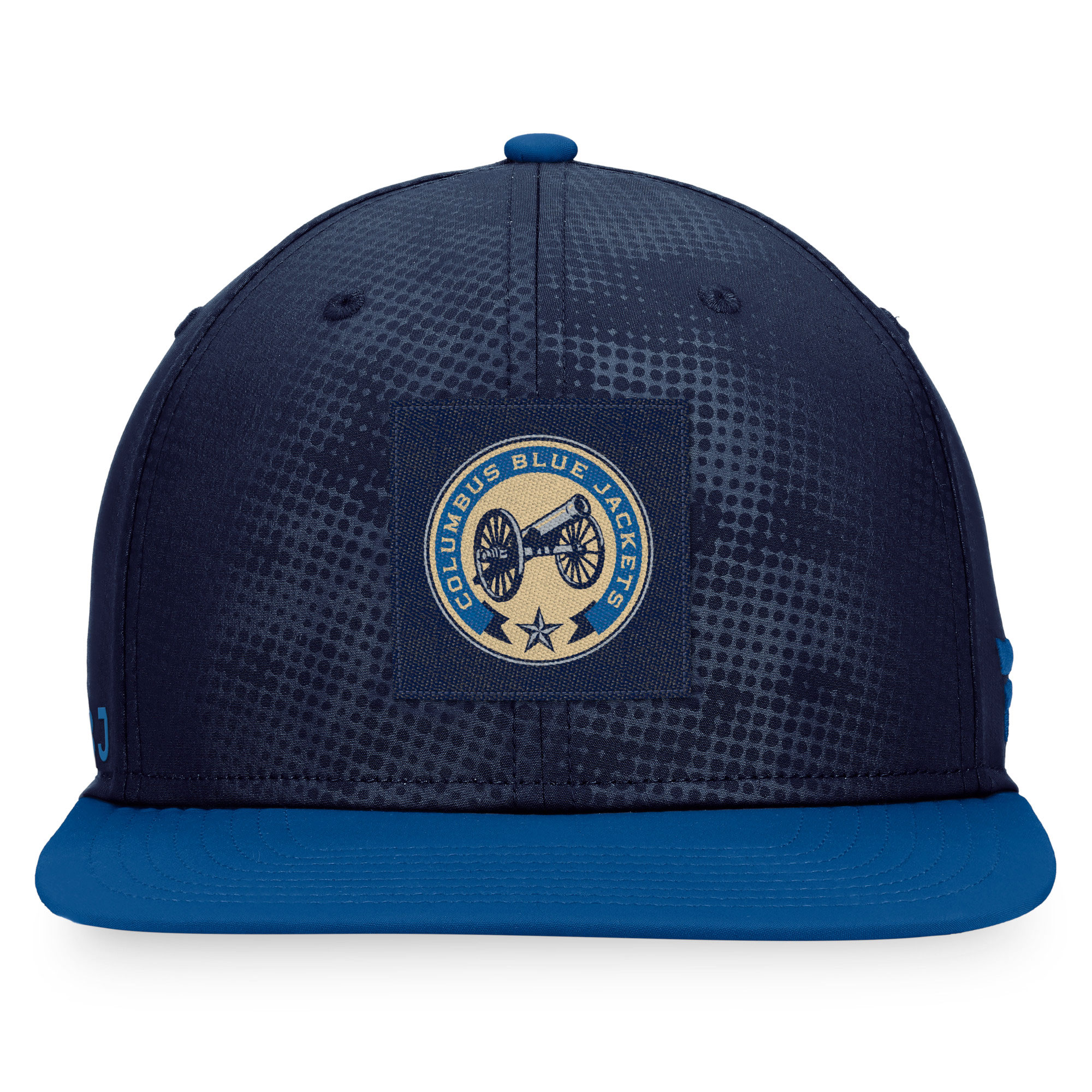 Men's Fanatics Navy/Blue Columbus Blue Jackets Authentic Pro Alternate Logo Snapback Hat - Image 3