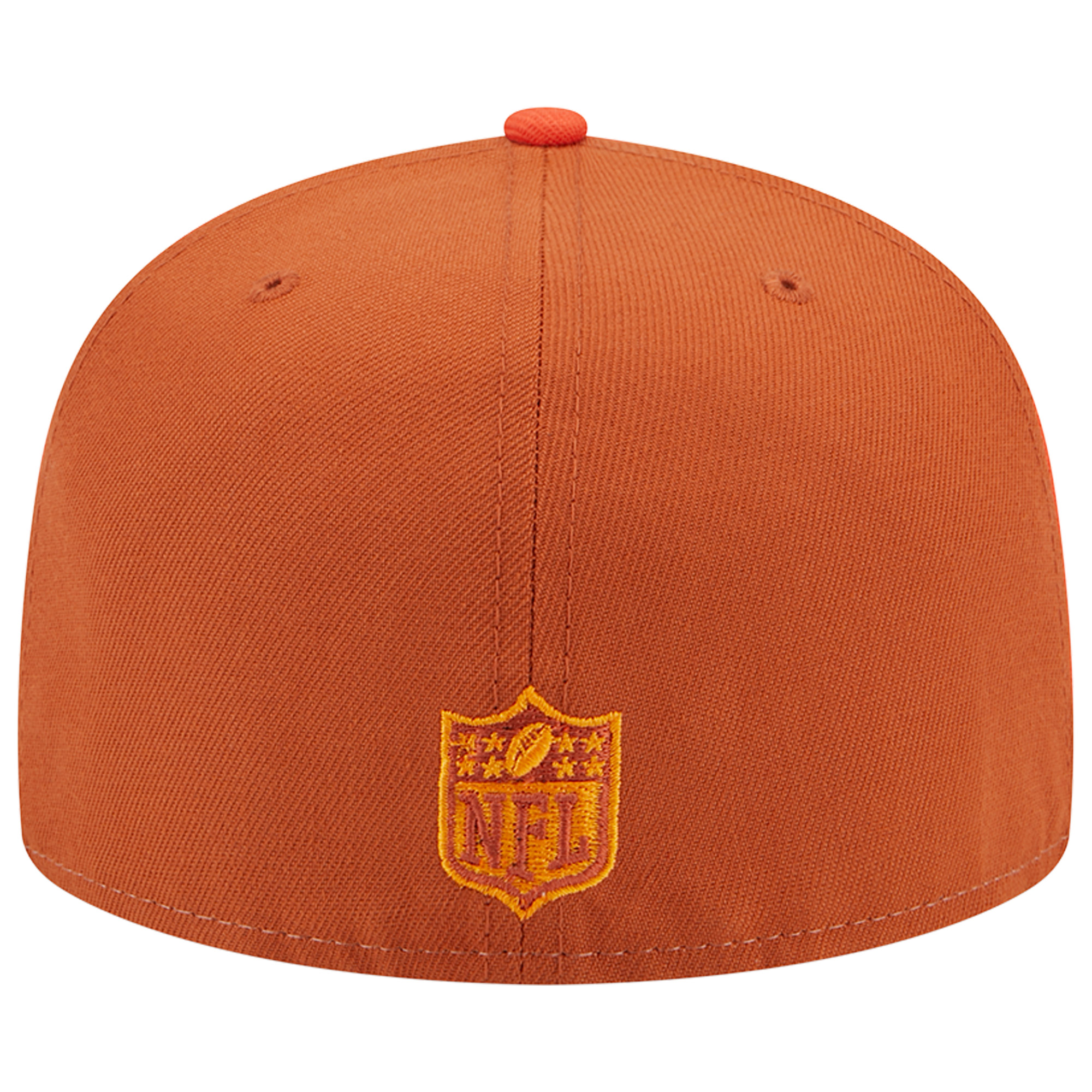 Men's New Era Orange Chicago Bears Tri-Tone 59FIFTY Fitted Hat - Image 5