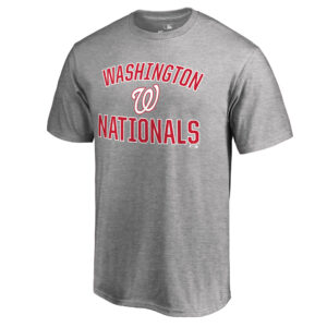 Men's Ash Washington Nationals Victory Arch T-Shirt
