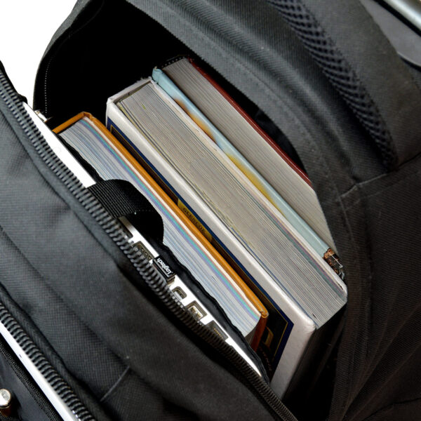 Black Miami Heat 19'' Premium Wheeled Backpack - Image 15