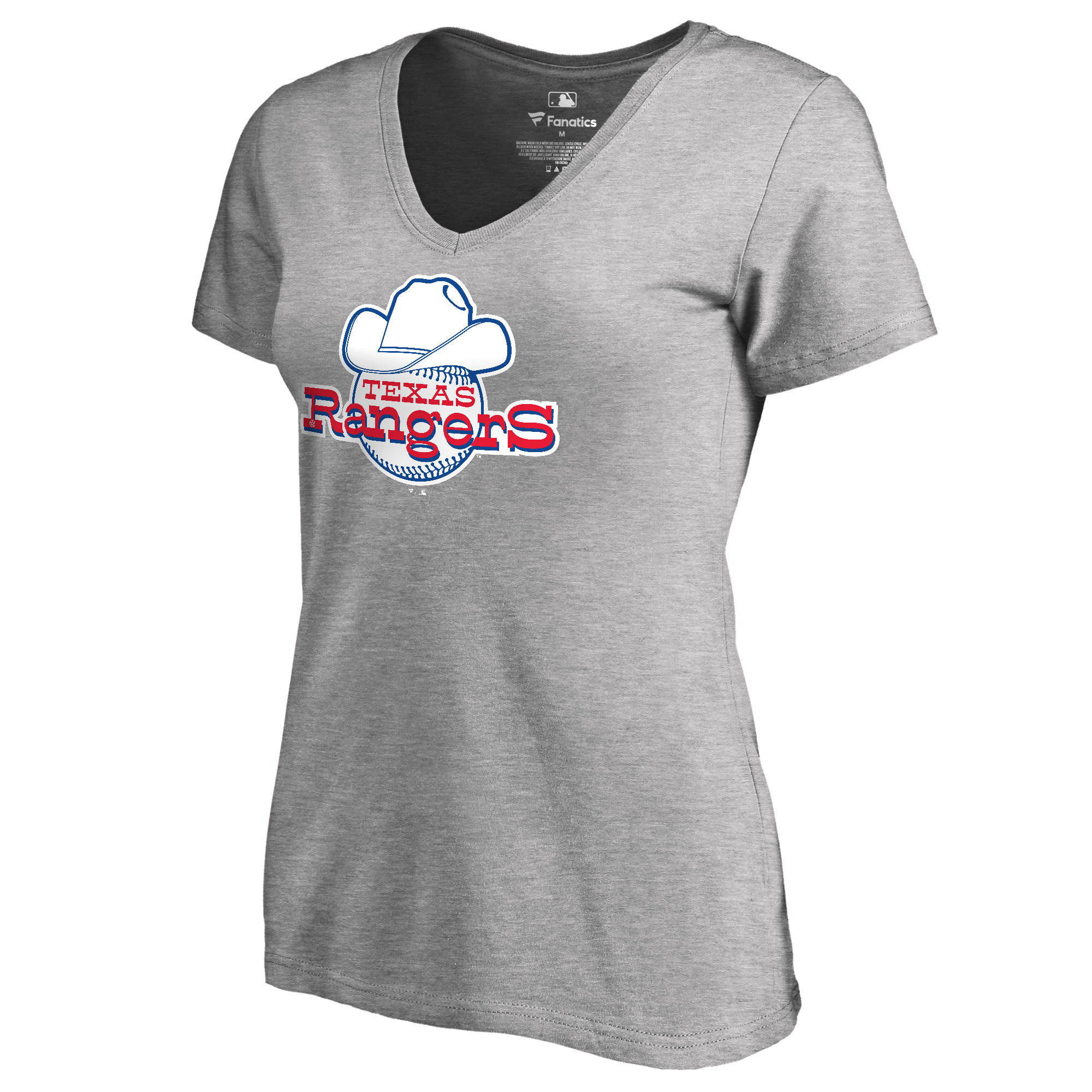 Women's Ash Texas Rangers Cooperstown Collection Forbes T-Shirt - Image 6