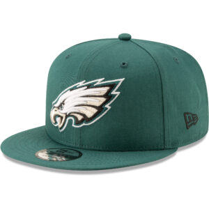 Men's New Era Midnight Green Philadelphia Eagles Basic 9FIFTY Adjustable Snapback Hat