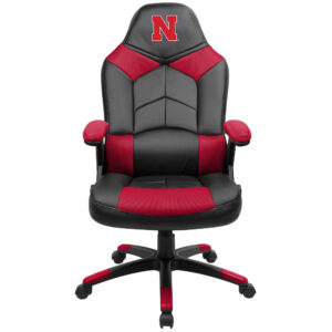 Black Nebraska Huskers Oversized Gaming Chair