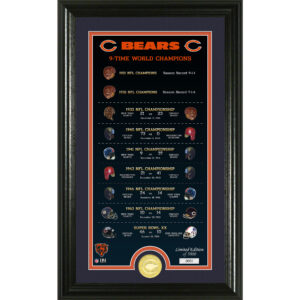 Highland Mint Chicago Bears 12'' x 20'' Team Legacy Photo Mint