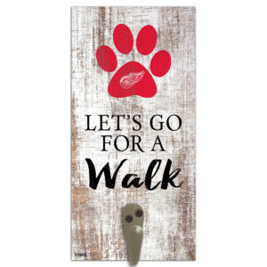 Detroit Red Wings 6'' x 12'' Leash Holder Sign