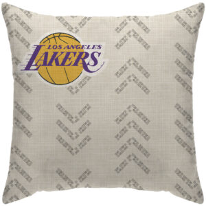 Los Angeles Lakers 18'' x 18'' Team Wordmark Decorative Throw Pillow