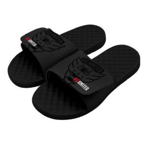 Men's ISlide Black D.C. United Tonal Pop Slide Sandals