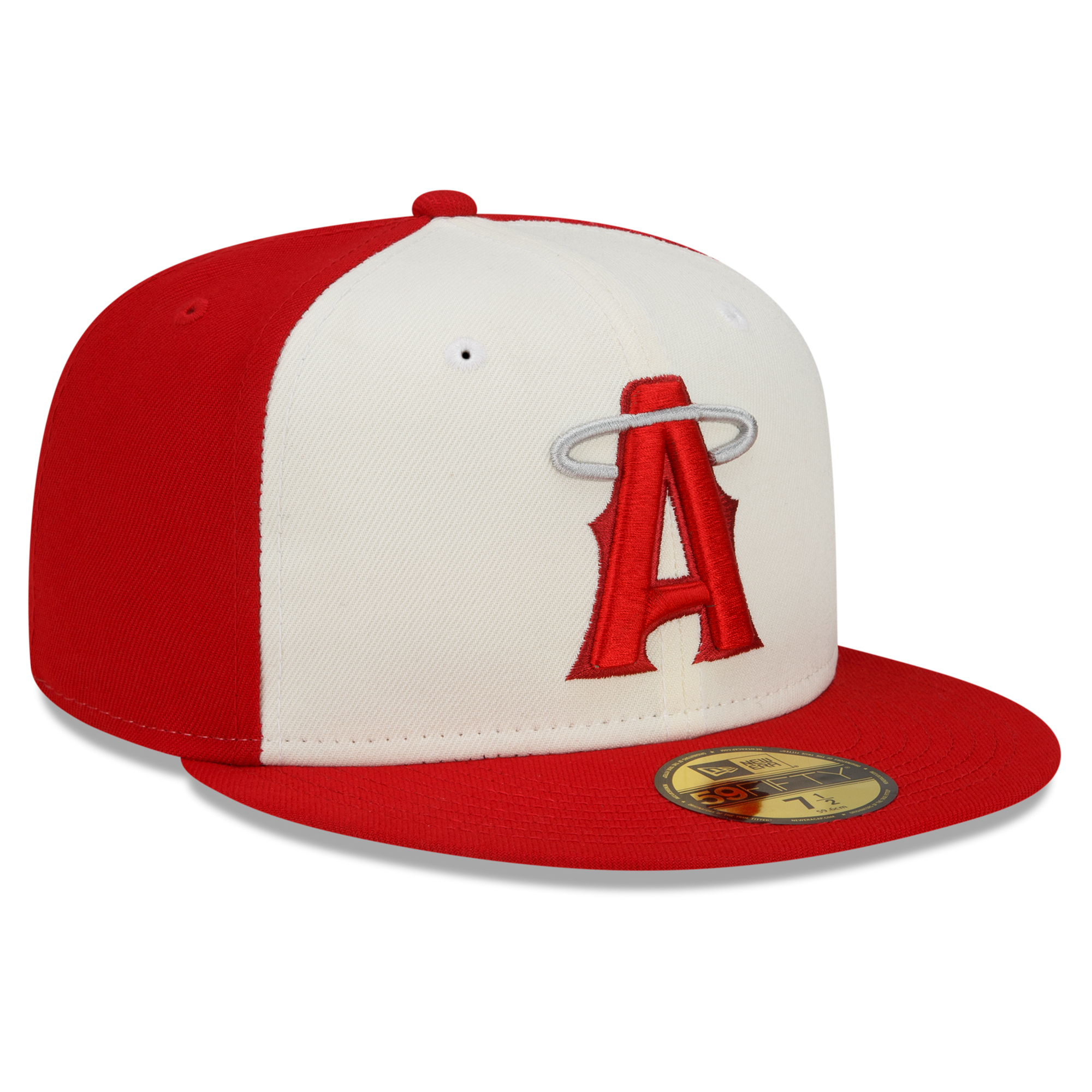Men's New Era Red Los Angeles Angels 2022 City Connect 59FIFTY Fitted Hat - Image 9