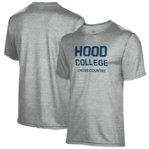 Men's Gray Hood College Blazers Cross Country Name Drop T-Shirt